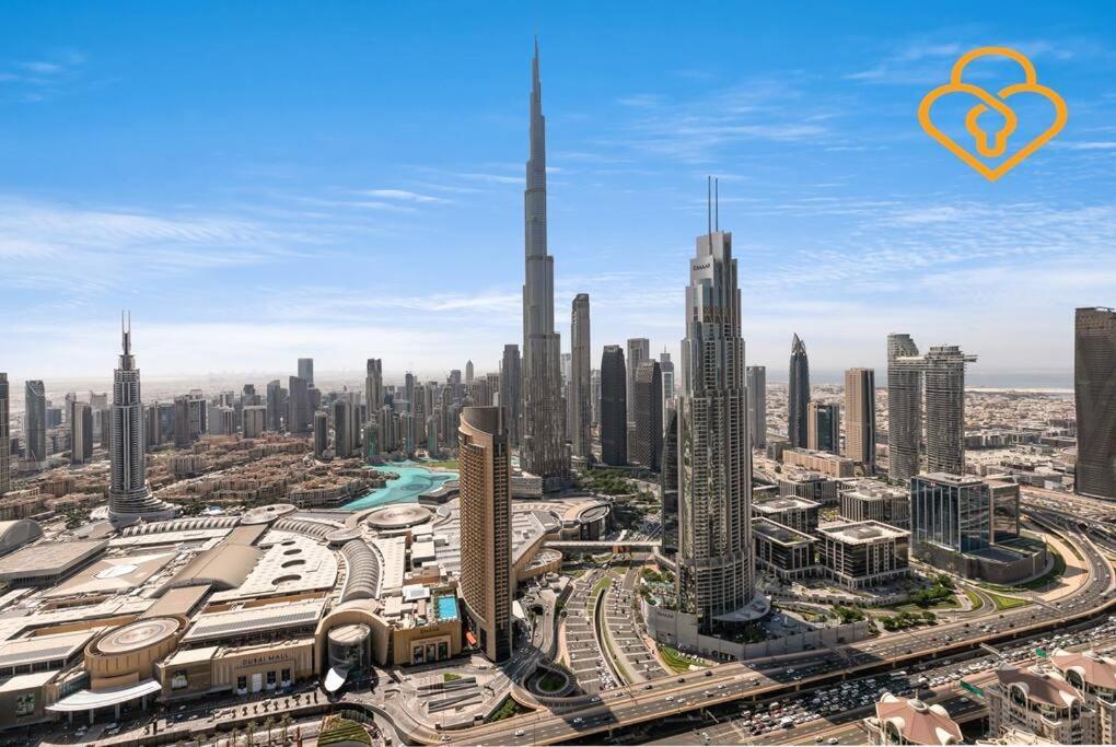 Downtown Views 3 Bedroom W Nanny Full Burj Khalifa View Connected To Dubai Mall Екстер'єр фото