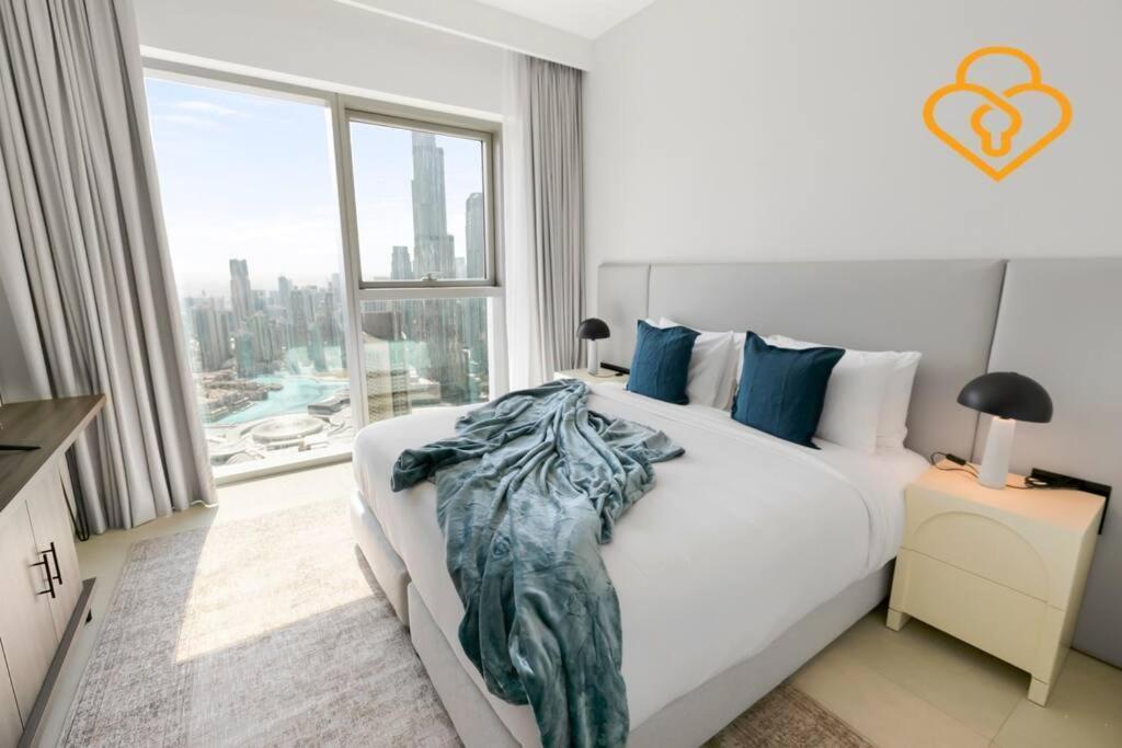 Downtown Views 3 Bedroom W Nanny Full Burj Khalifa View Connected To Dubai Mall Екстер'єр фото